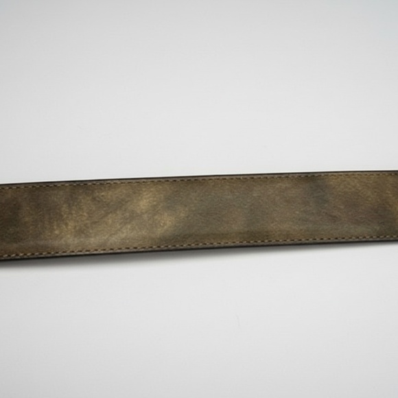 Maison Koly X Enzo Bonafe Dress Belt Handmade Khaki Museum - Picture 3 of 3